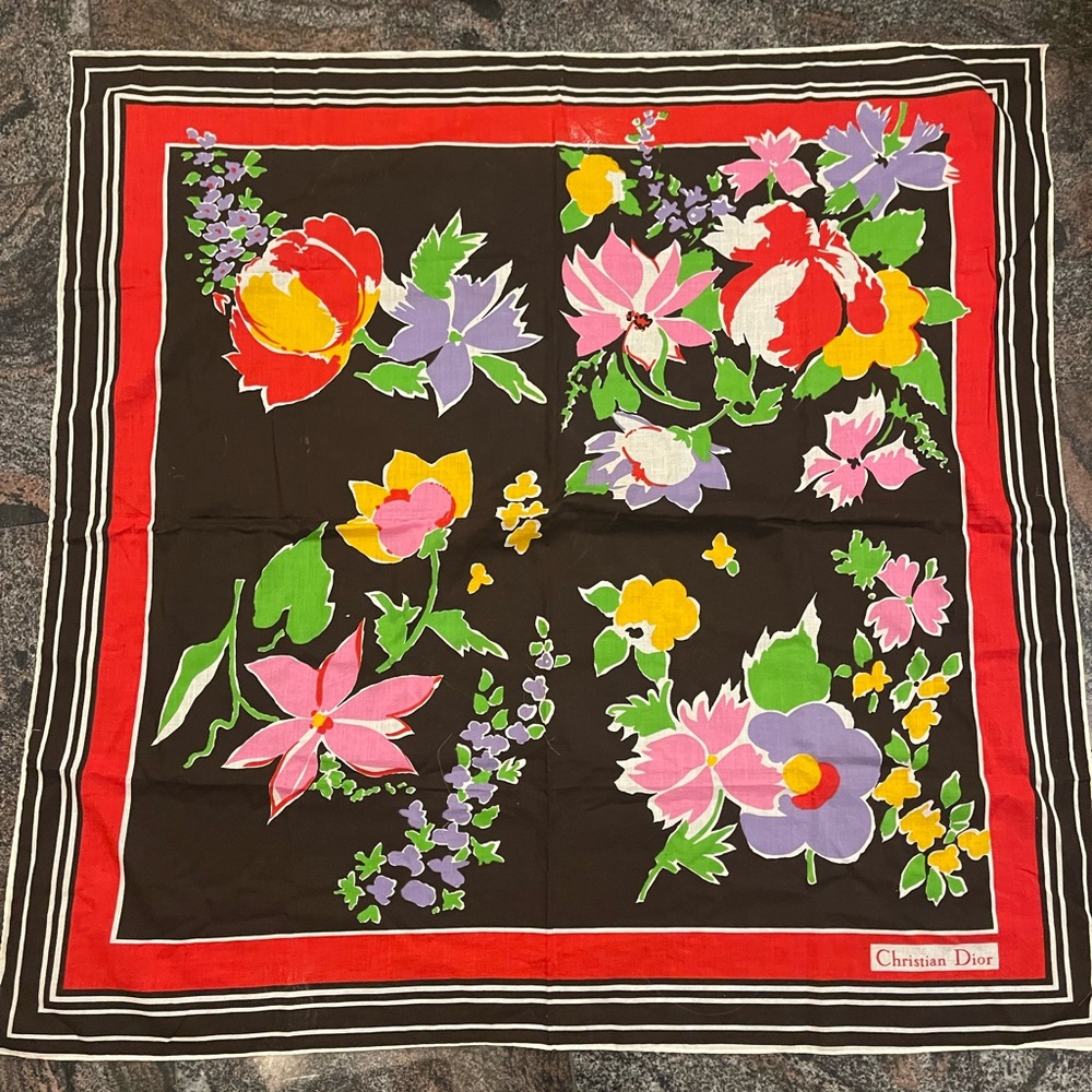 Vintage/Rare Christian Dior scarf